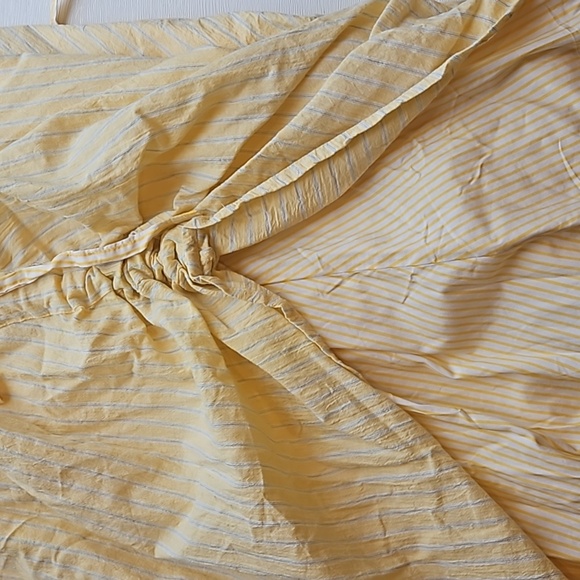 Krista Larson Striped Yellow Rococo USA Handmade Skirt NWT - Picture 7 of 8